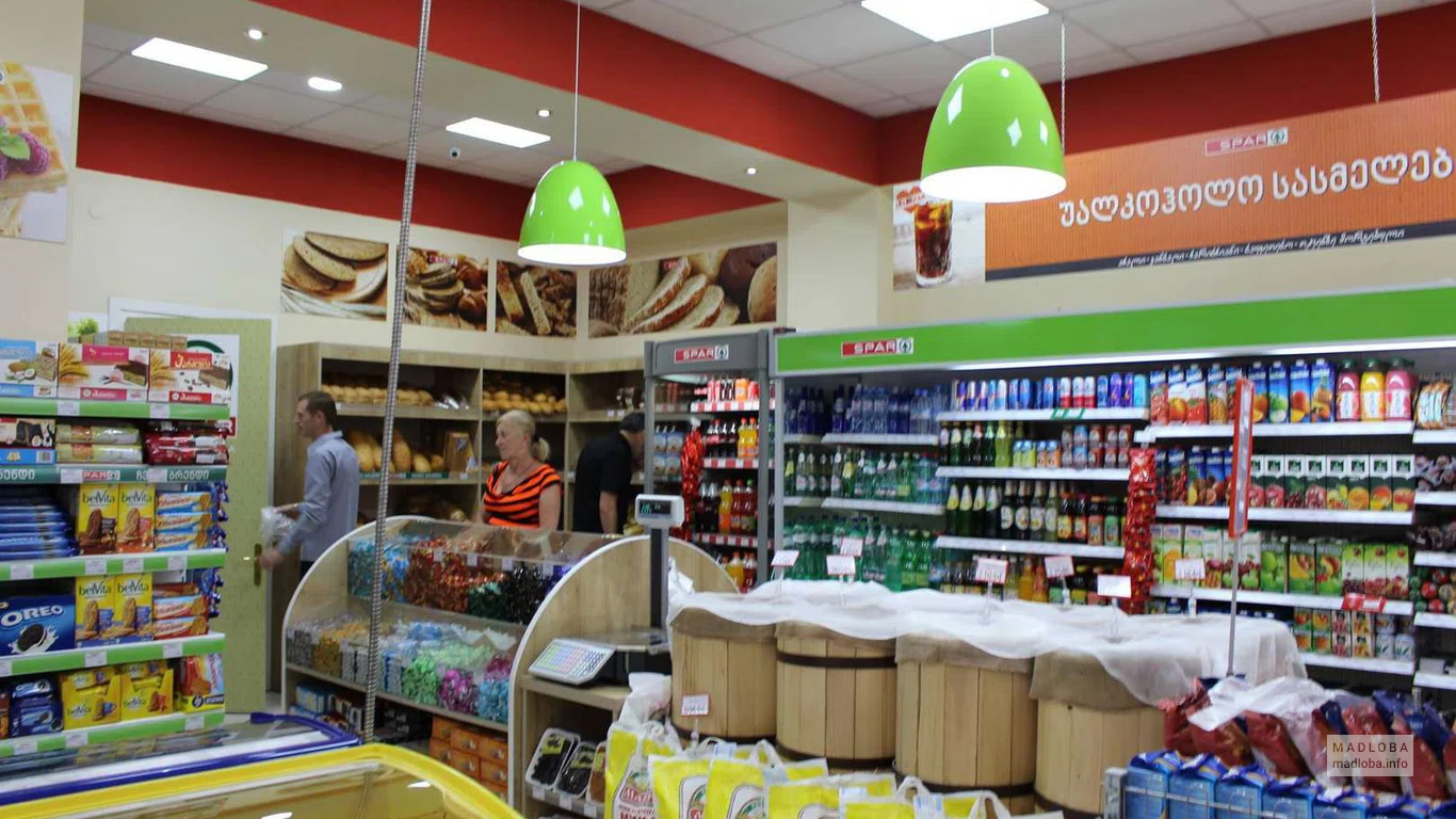 Поставщик продуктов и ритейловая сеть "Spar Georgia" продукты