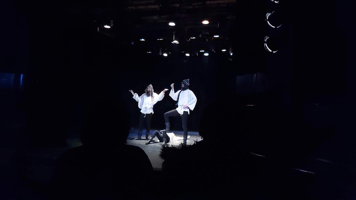 Performance at the pantomime Theater in Tbilisi