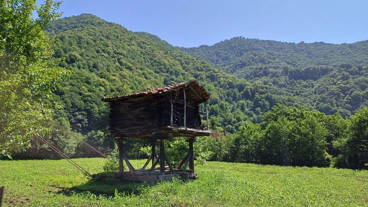 Сарай "на куриных ножках"