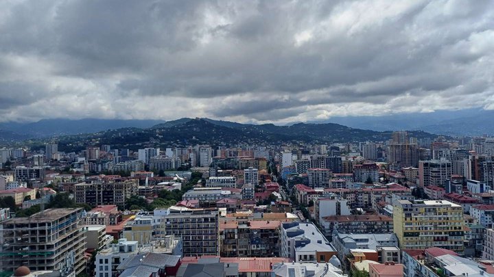 View of Batumi from "360 Sky Bar" (restaurant)