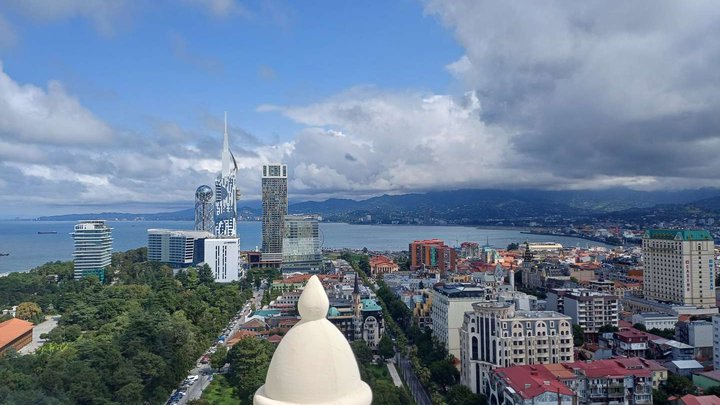 View of Batumi from "360 Sky Bar" (restaurant)