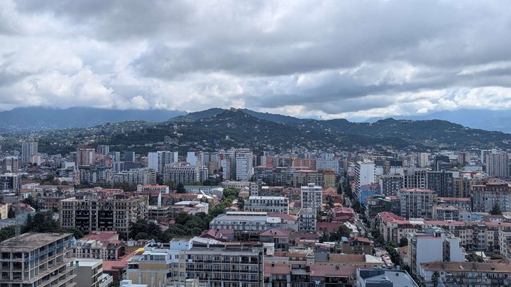 View of Batumi from "360 Sky Bar" (restaurant)