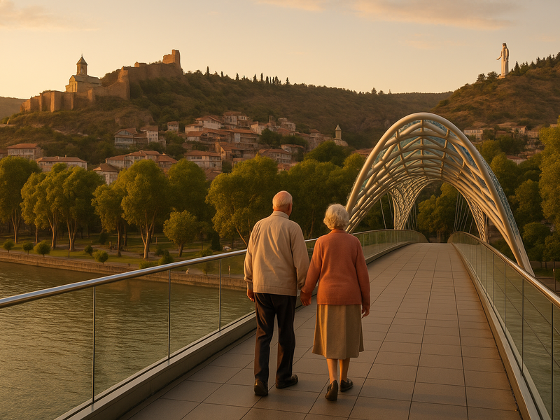 💑 Calm Tbilisi 2025. 3-day itinerary for a couple aged 60+