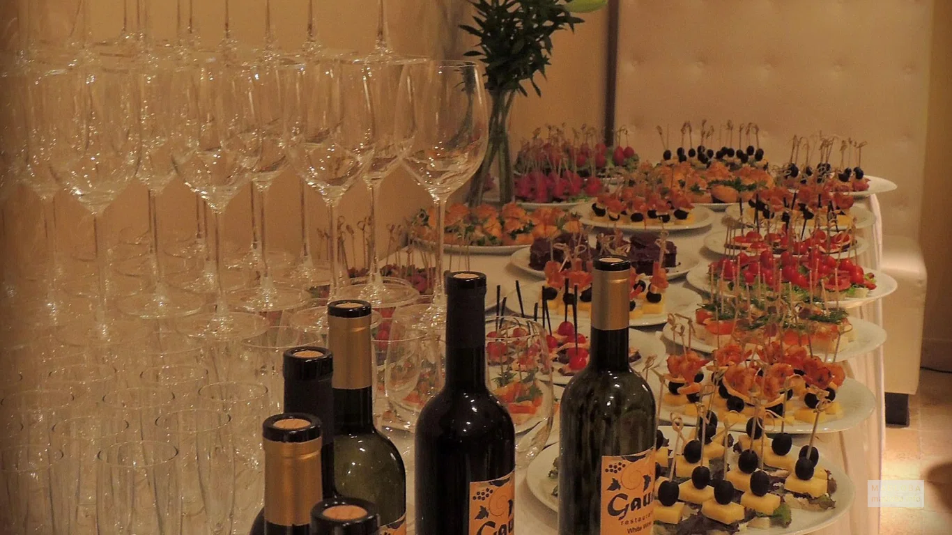 Банкетный стол в Restaurant Gaudi