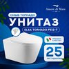 Wall hung rimless toilet Amore di Mare Elsa Tornado P312-T