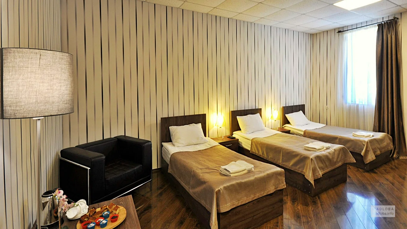 Трехместный номер в  Athletics Hotel в Тбилиси