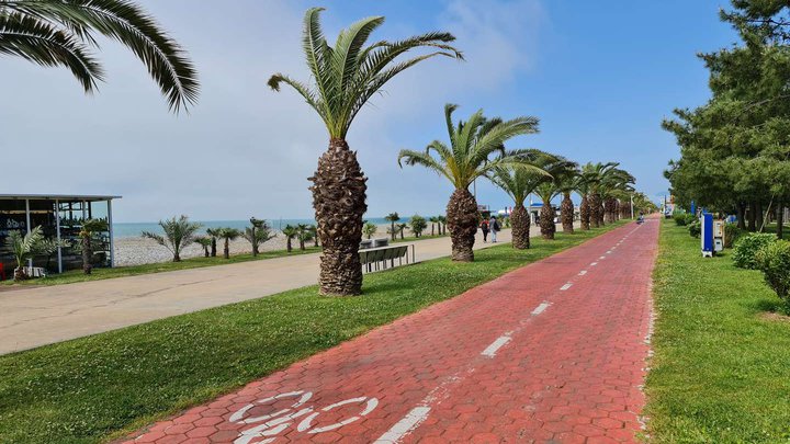 Batumi Bike Path along the embankment
