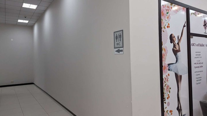 Бесплатный туалет в ТЦ "DS Mall"