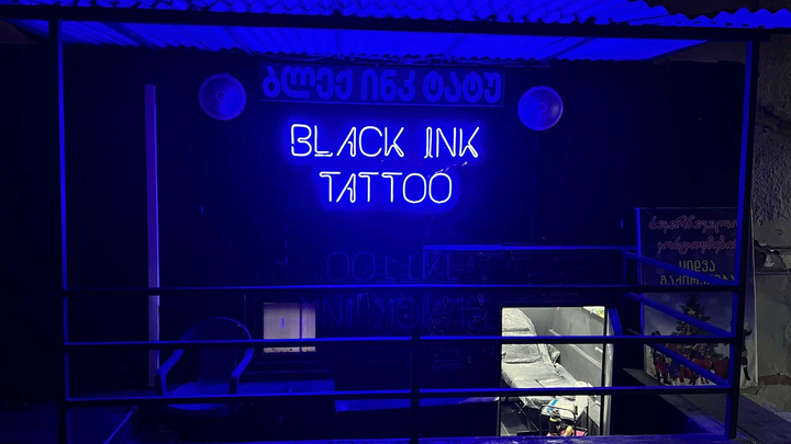 black ink tattoo