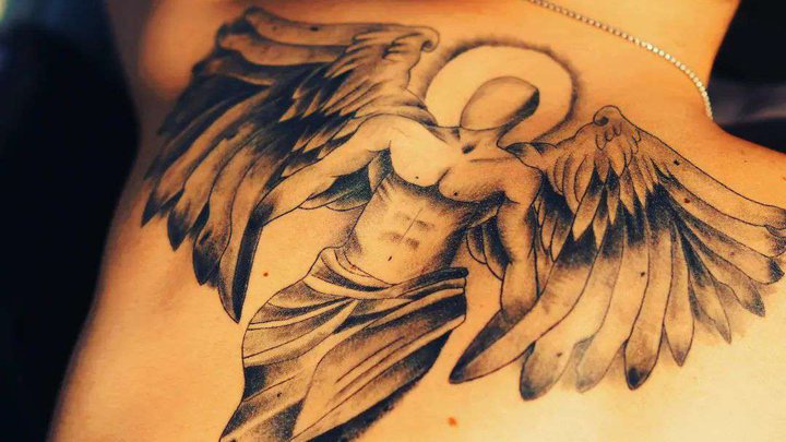 black ink tattoo