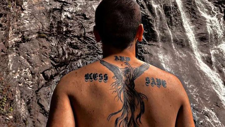 black ink tattoo