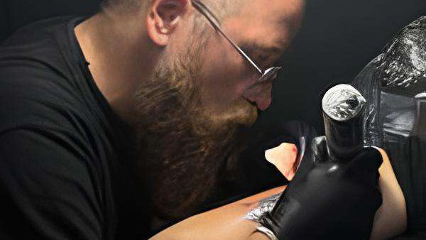 black ink tattoo