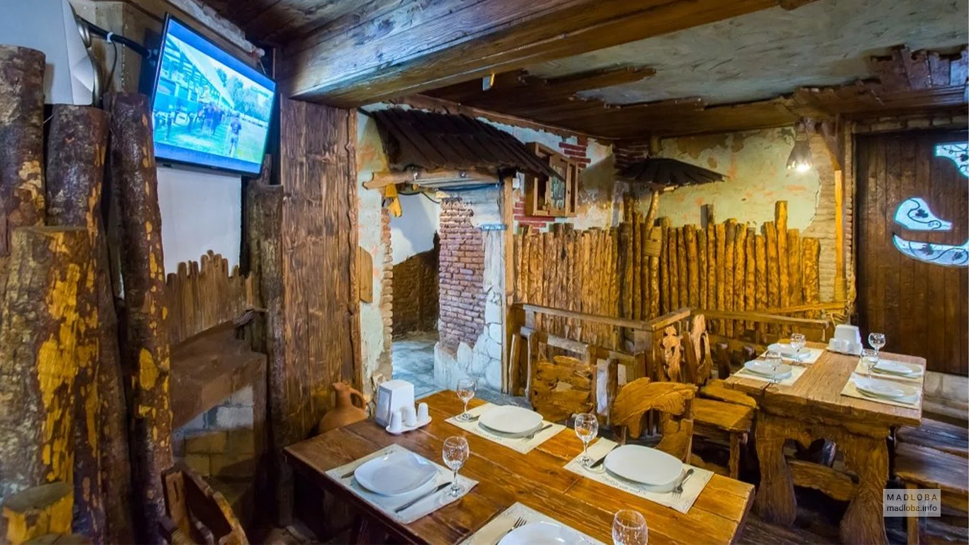 Интерьер в ресторане Bread&Wine