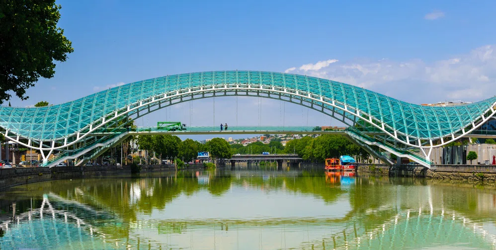 The Bridge of Peace in Tbilisi