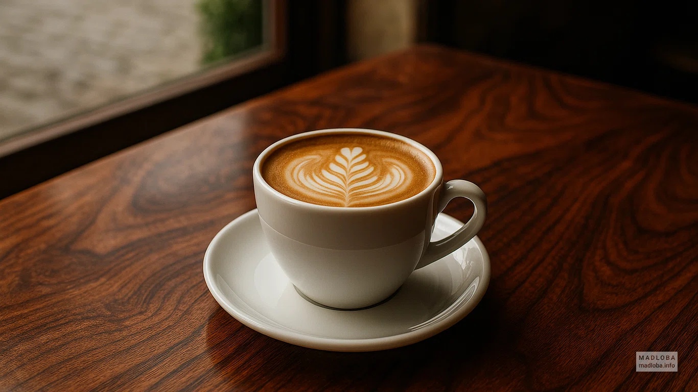 Кофе в кофейне Cafe Koklozina на улице Пушкина, Кутаиси