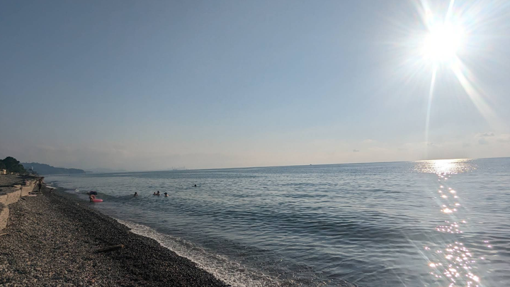 Chakvi pebble beach