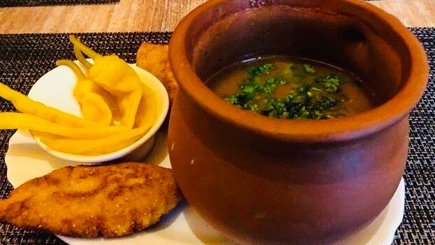 Chebureks. Khachapuri