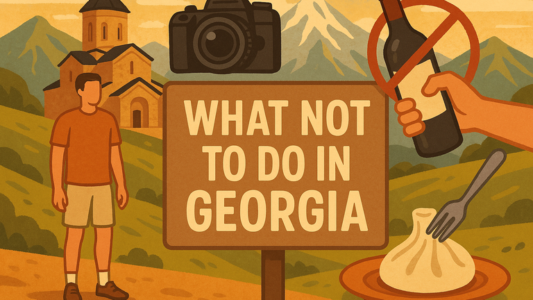 🚫 Tourists are shocked: what is absolutely forbidden to do in Georgia!