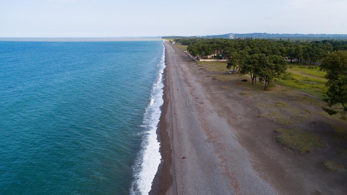 Sea coast in Georgia