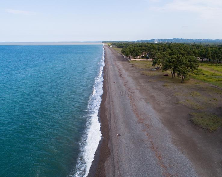 Пляж в Кобулети