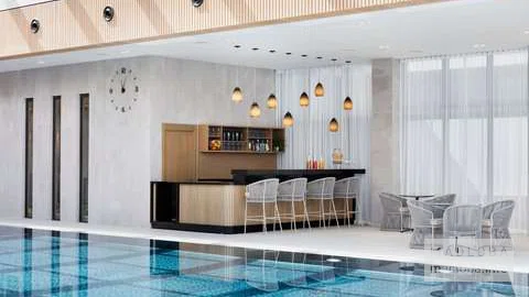 Барная стойка в Courtyard by Marriott