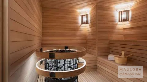 Сауна в гостинице Courtyard by Marriott