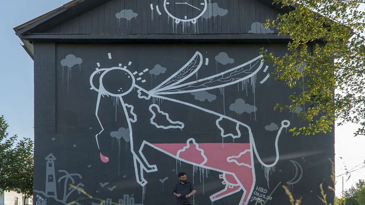 NIKO Street Art: Gogi Katsarava mural