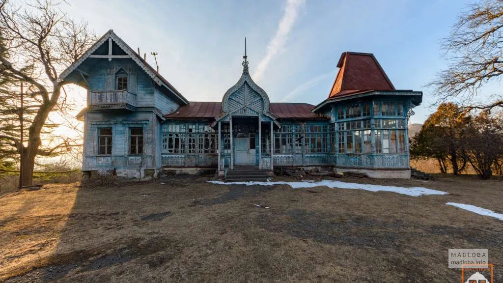 Beria's abandoned dacha in the Kojori mountains