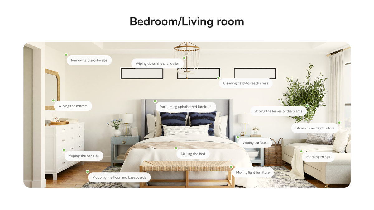 Deep cleaning - Bedroom