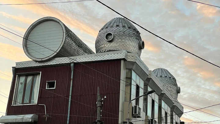 House with scales
