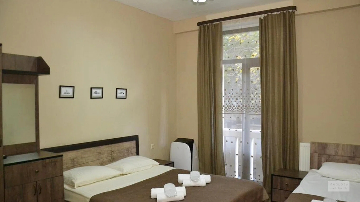 Кровать в номере Dream Hill Terrace