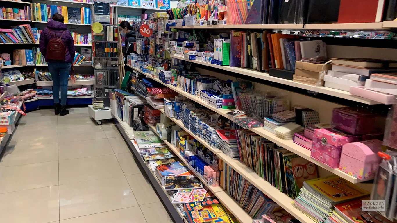 Блокноты, ручки, пластелин в Book store Biblus