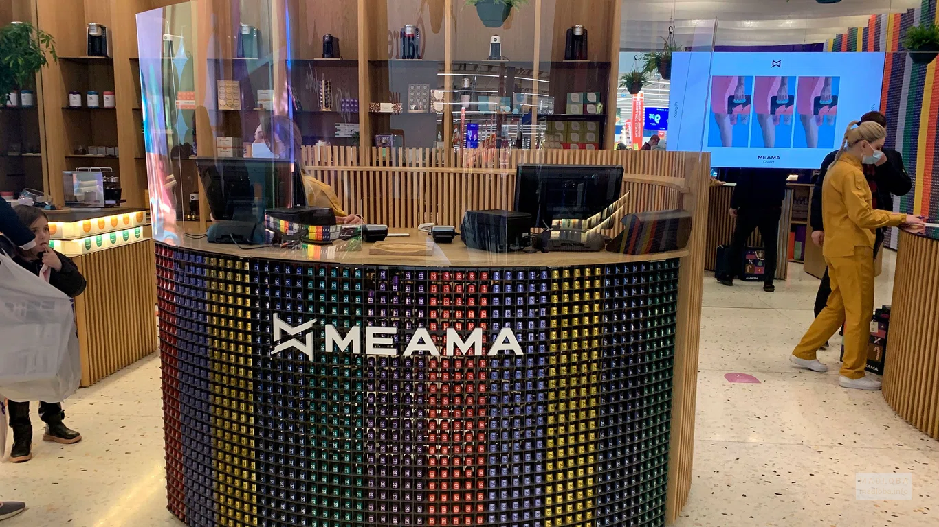 Магазин капсульного кофе "Meama" в Тбилиси