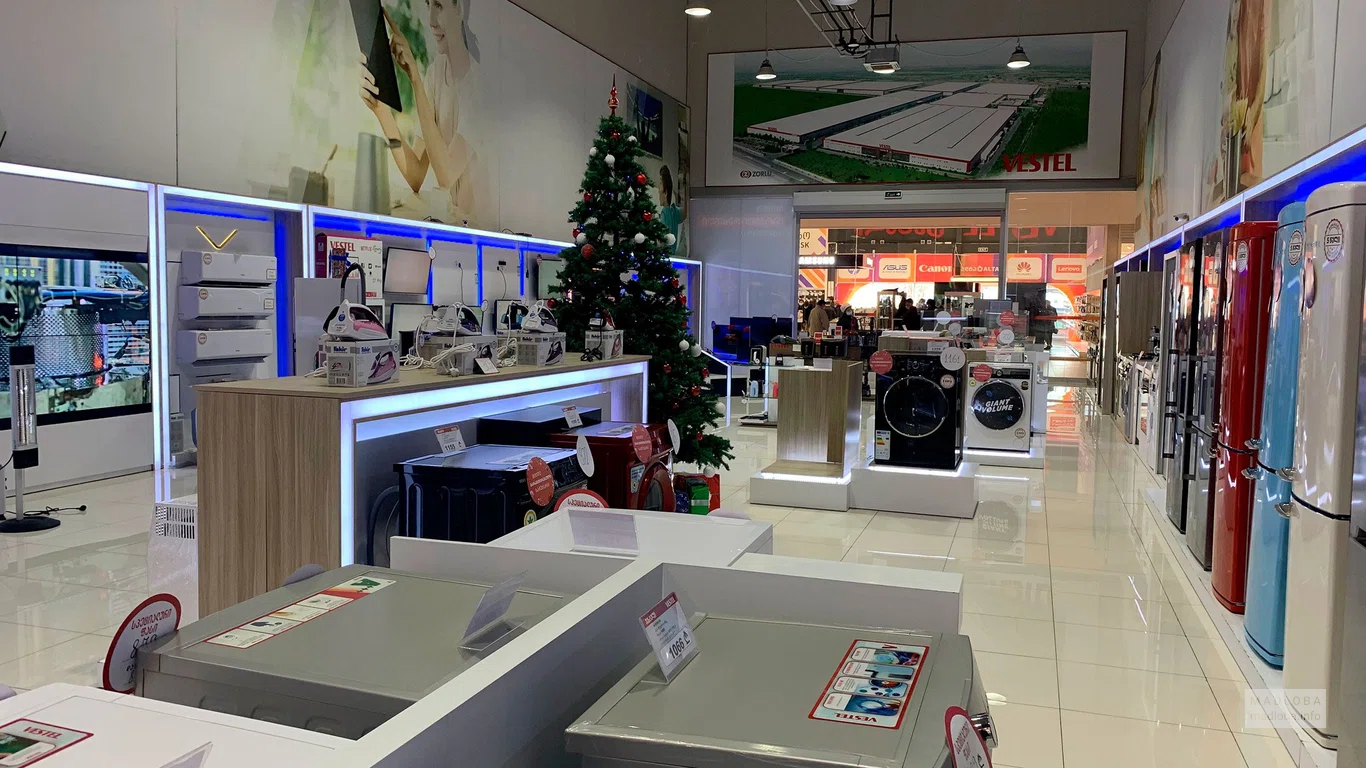 Холодильники в Household appliances store Vestel