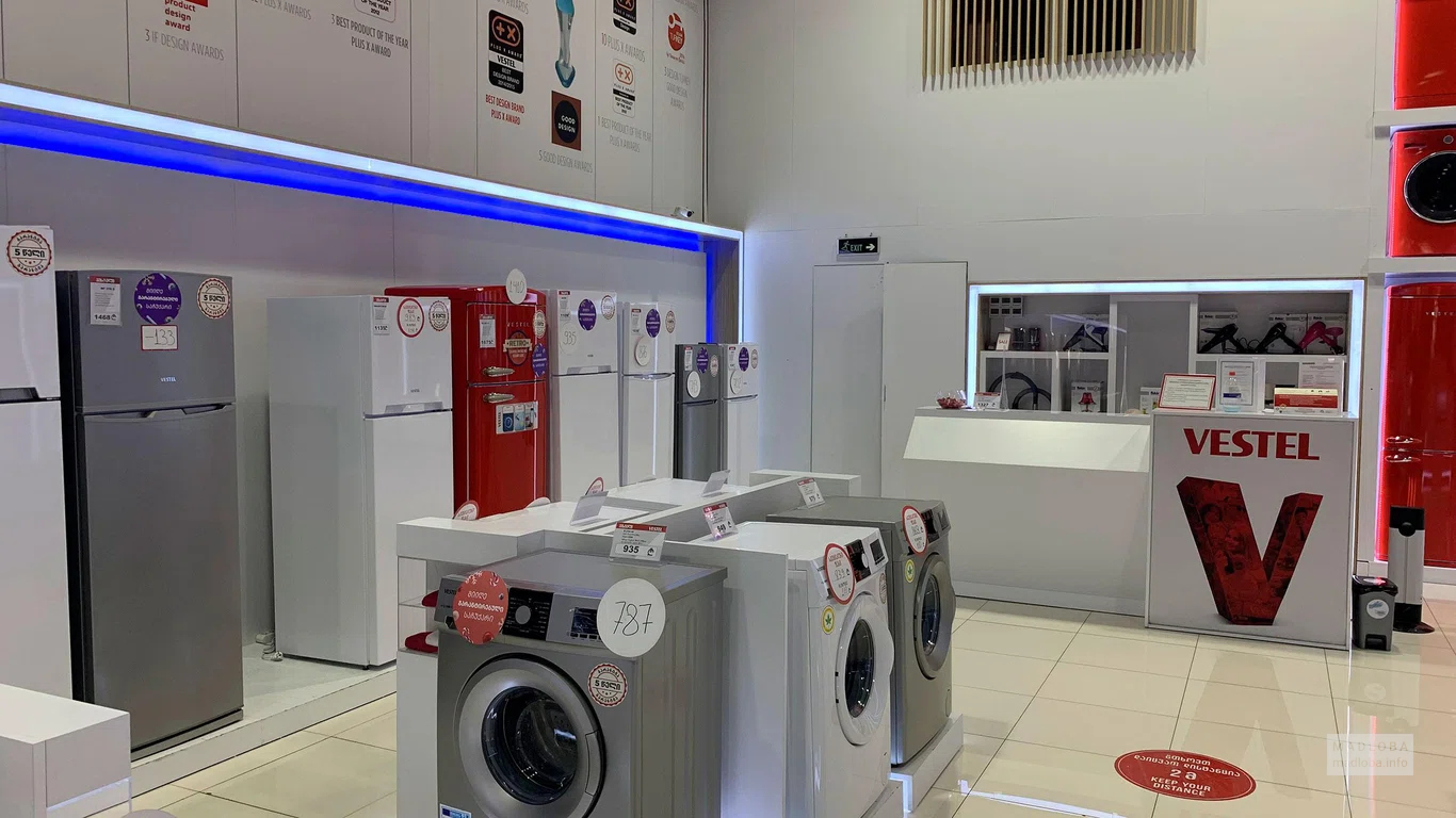 Бытовая техника Vestel в магазине в Грузии
