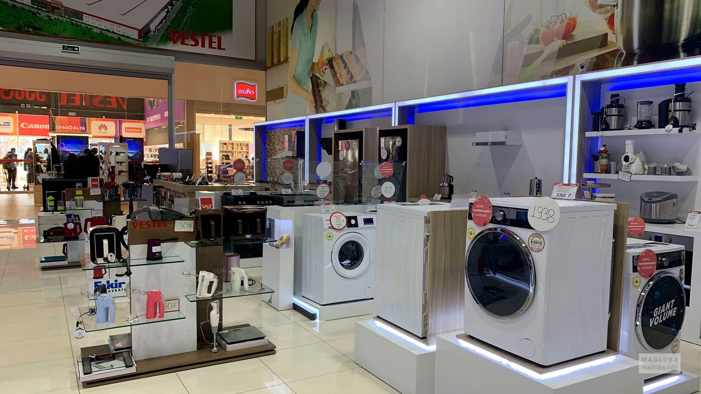 Стиральные машинки в магазине техники Вестел