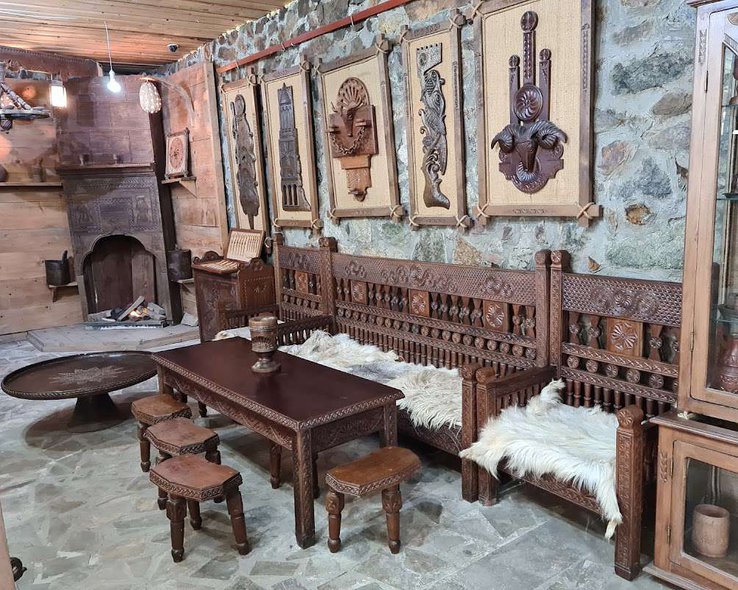 ინტერიერის ნივთები მუზეუმში