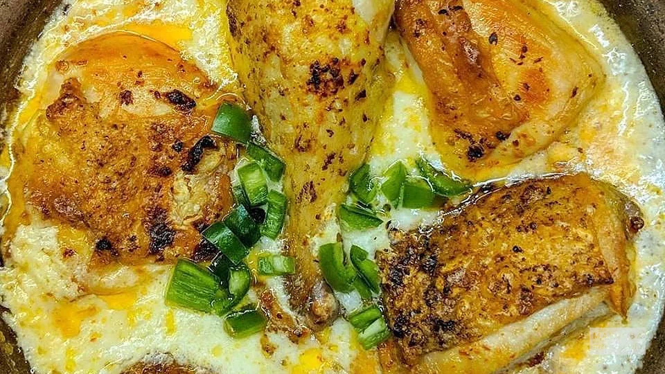 Блюдо грузинской кухни в Euro Pub