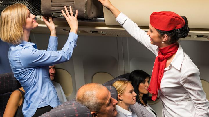 Passenger behavior during air travel