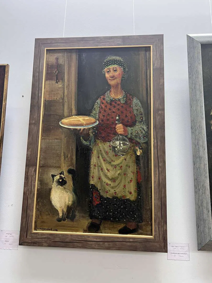 картина в галереи искусств г. Кутаиси им. Давида Какабадзе