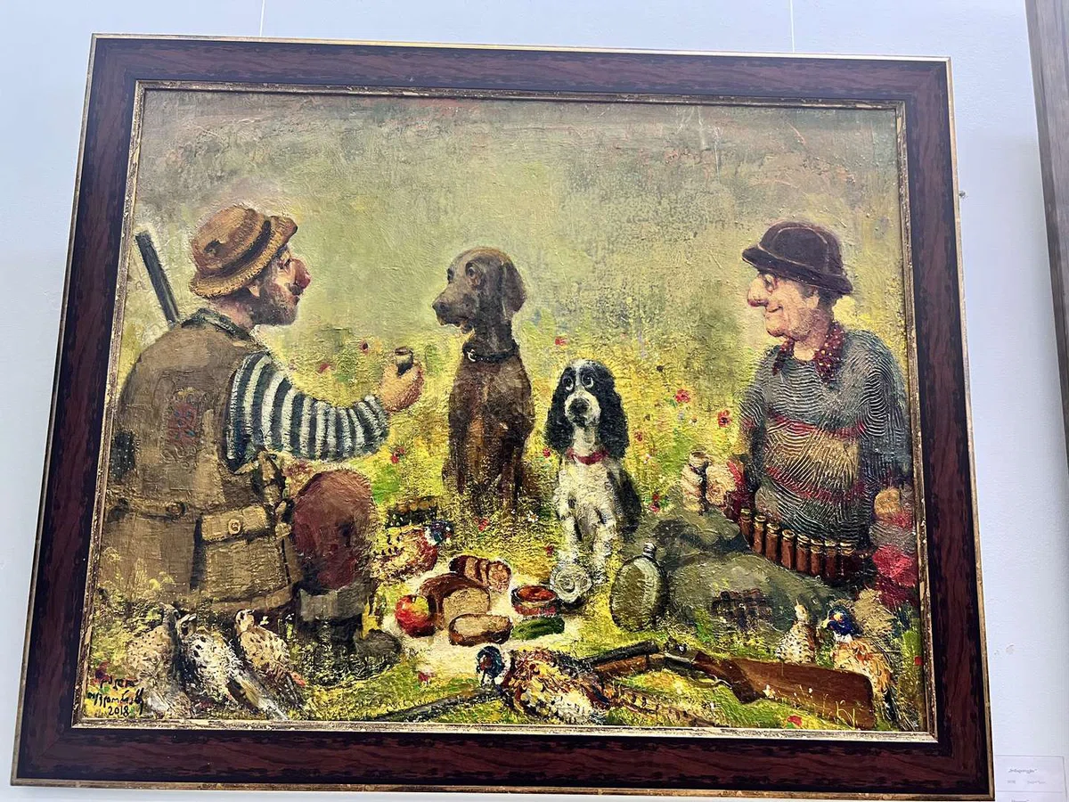 картина в галереи искусств г. Кутаиси им. Давида Какабадзе