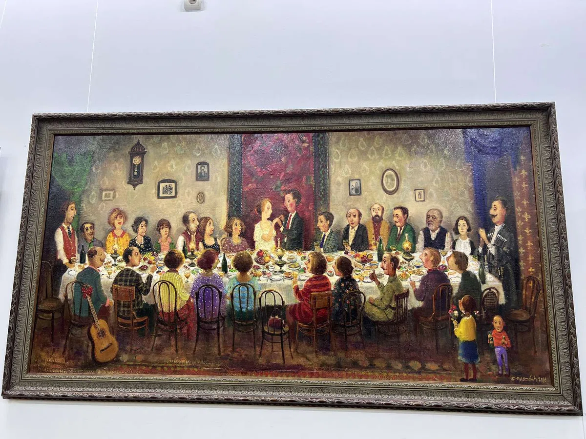 картина в галереи искусств г. Кутаиси им. Давида Какабадзе