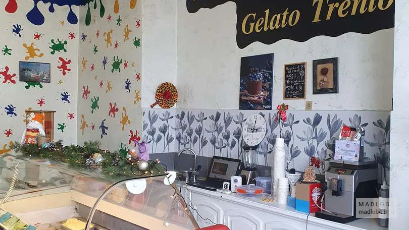кафе «Gelato Trento» интерьер