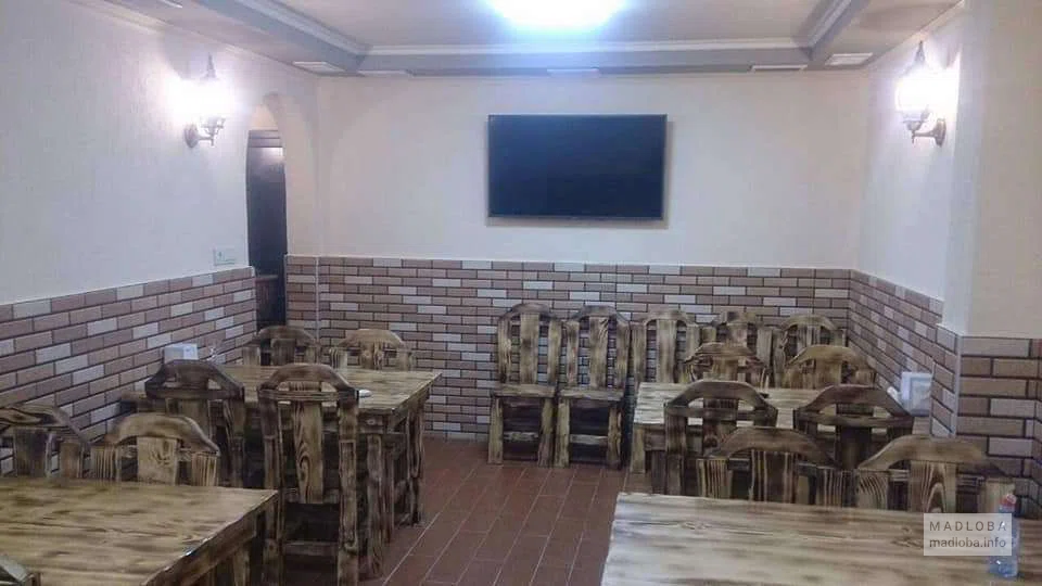 Зал в кафе Georgian cuisine