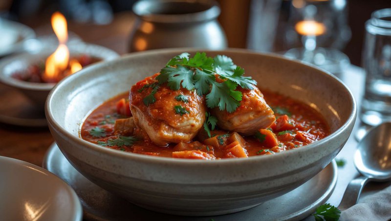 Georgian cuisine chakhokhbili madloba