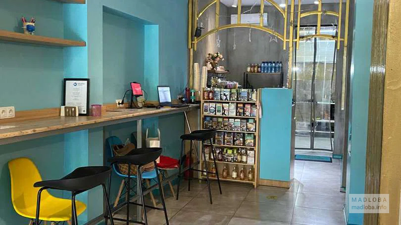 Интерьер кафе Go Vegan Cafe