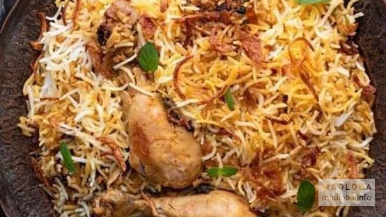 Плов с курицей в ресторане Зеленый Чили