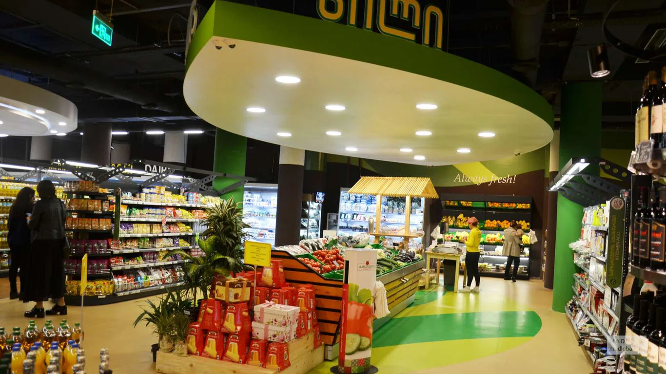 Продукты  в магазине "Гудвил"