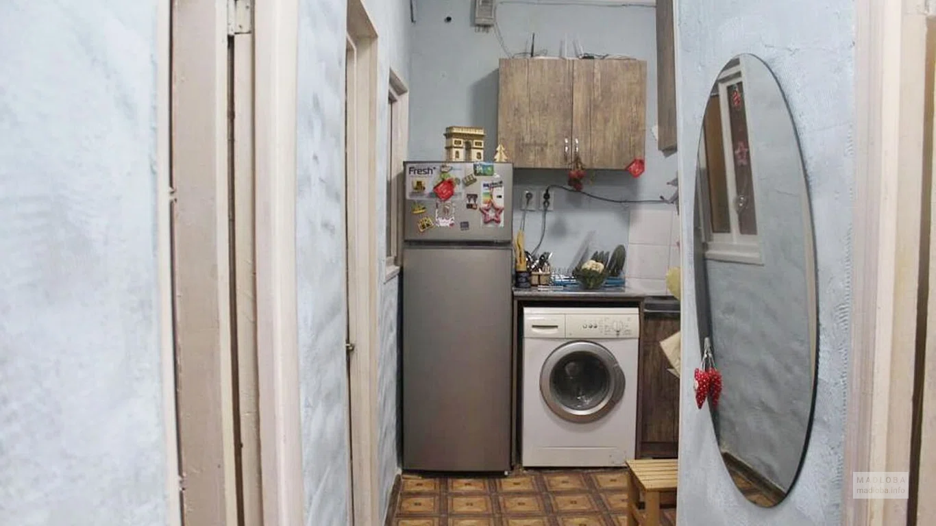 Кухня в Hostel Oxalis в Грузии