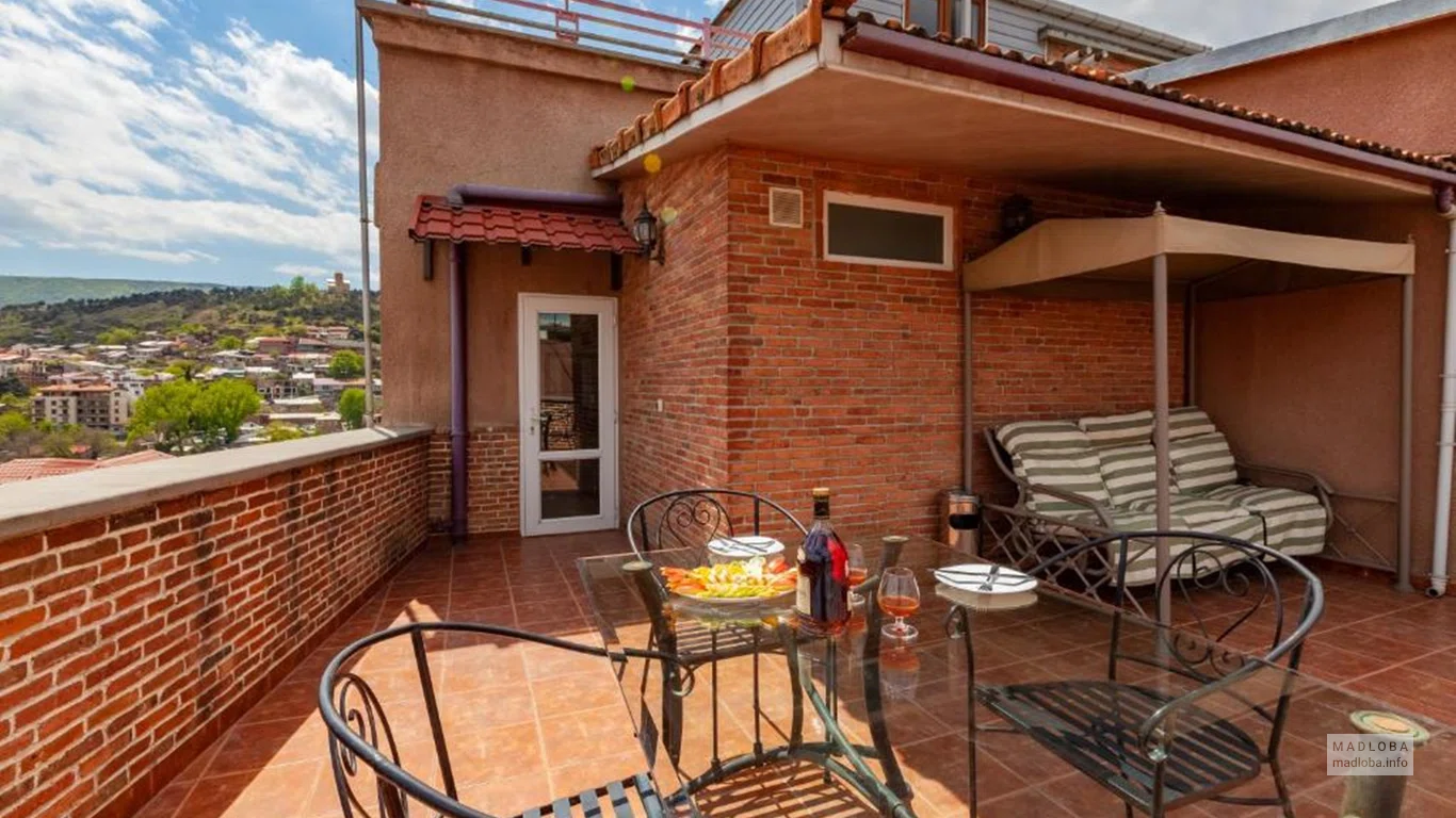 Терраса в Hotel Penthouse